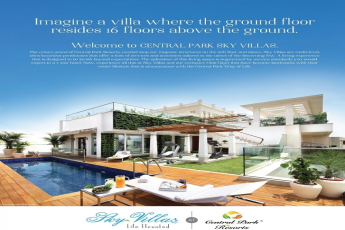 Host of services & amenities tailored to the tastes of discerning few at Central Park Sky Villas, Gurgaon